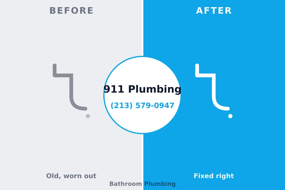 Before and after: plumbing company Durham, OR